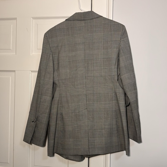 💕Proenza Schouler Wool Blend Black and White Blazer - 10 - Picture 7 of 7